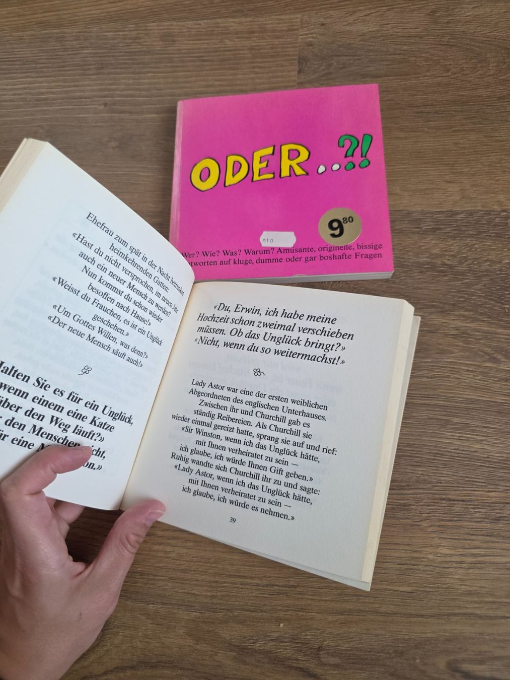 Libri: Bücherpaket "Viel Glück!" und "Oder..?!" (2 Stk) – Usato da Nebikon venduto da Japostyle_2 2