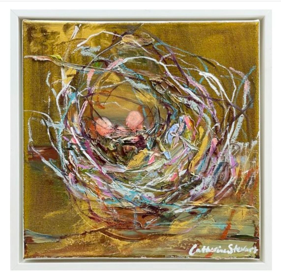 Gemälde: Original Artwork - Catherine Stewart - Nest In – Gebraucht aus Rheinfelden von lit_b27n