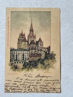 Alte Ansichtskarte Lausanne Kathedrale, gestempelt 1899