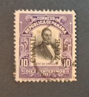 Panama Canal Zone 10C violett / schwarz