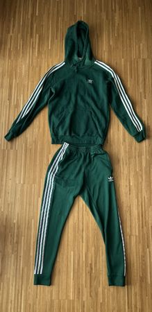 Adidas Originals Set XS - Hoodie & Jogginghose - grün
