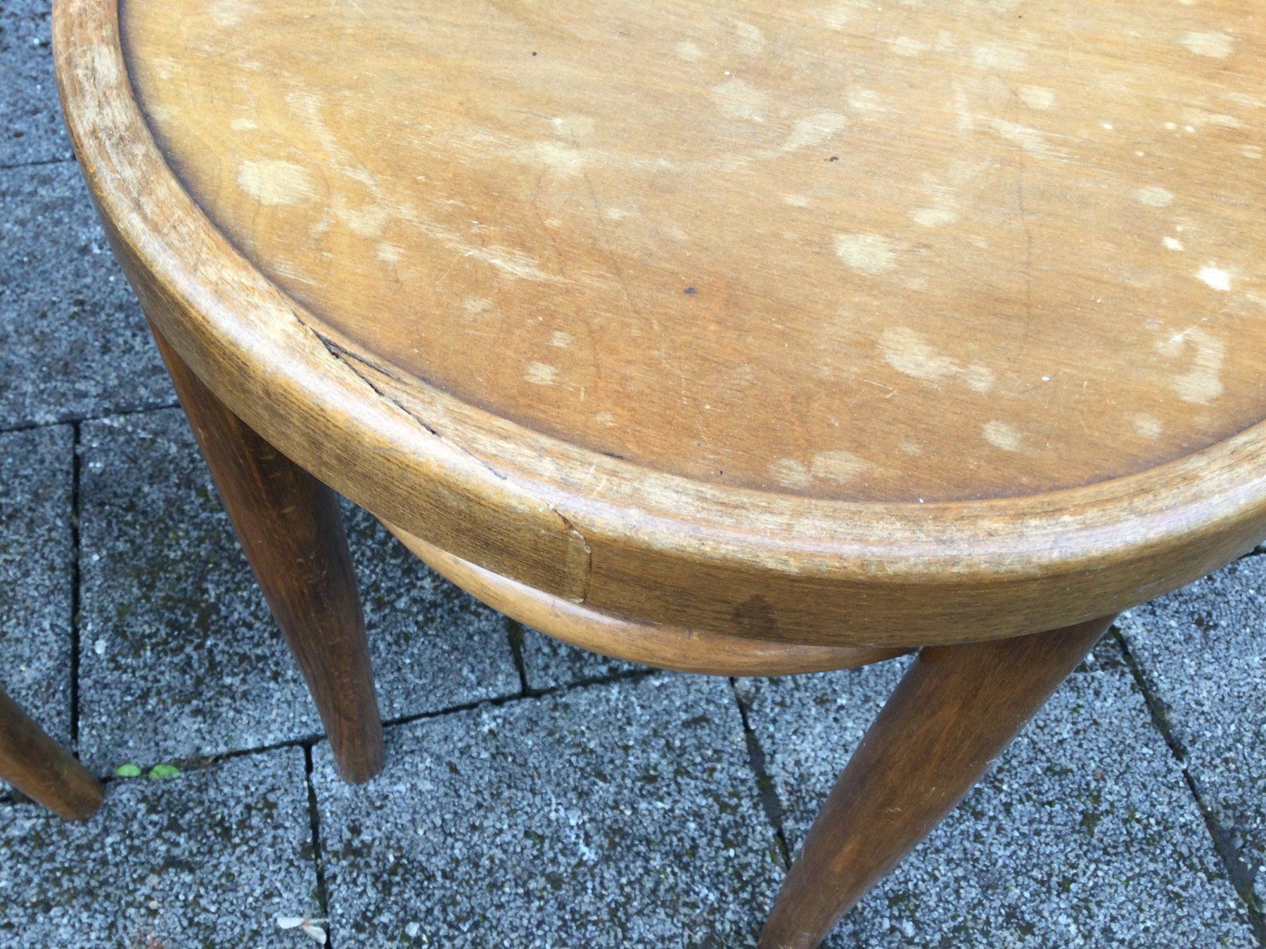 Horgen Glarus Sgabelli: Antike Horgen Glarus Hocker Bugholz Vintage – Usato da Wangen SZ venduto da kuriosum12 3
