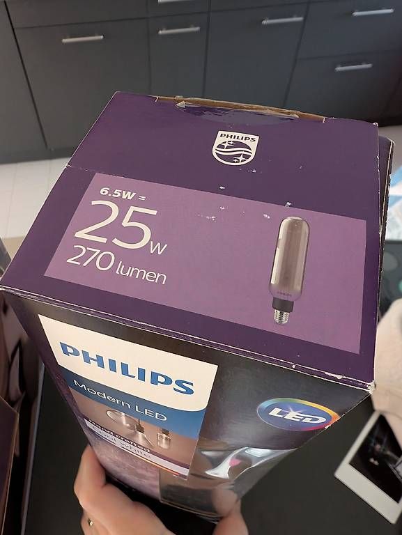 Philips Modern LED Hand crafted 270 Lumen E27 6.5W=25W Röhre (Gebraucht ...