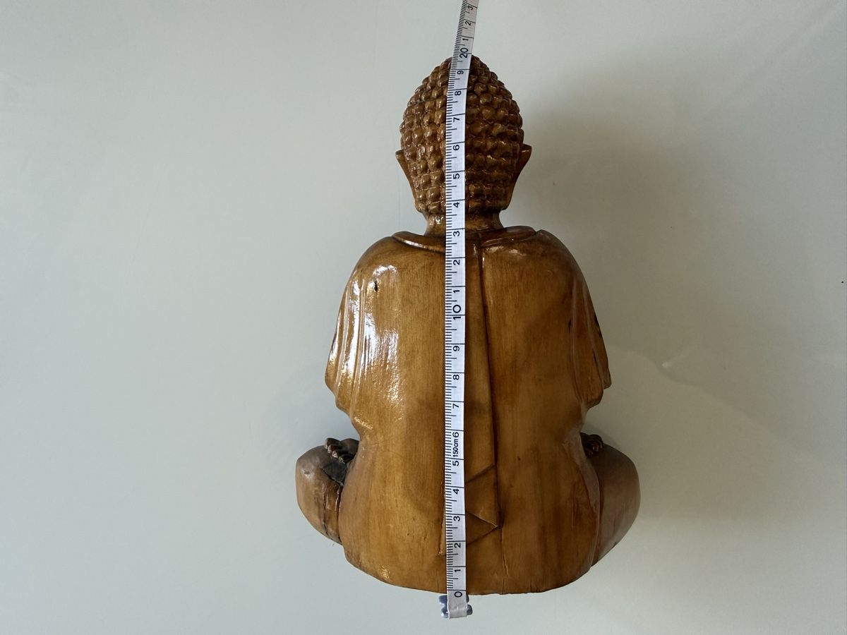 Statuette: Boudha en bois sculpté taille 20 cm – Nuovo (secondo la descrizione) da Lausanne venduto da Doudoutze 5