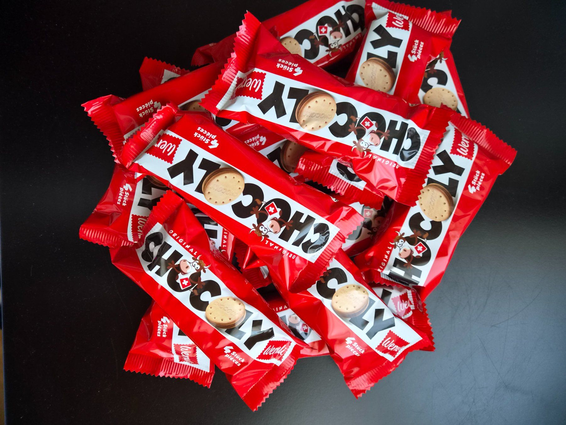 Cibi & Specialità: 14 x 4 Chocoly Wernly – Nuovo e nell'imballaggio originale da Zürich venduto da 25.1212_4.14