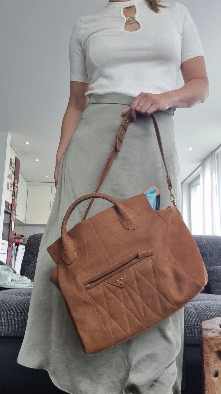Jerome Dreyfuss Borse da donna: Jérôme Dreyfuss Tasche braun Wildleder – Usato da Bad Zurzach venduto da Mfritzli 3