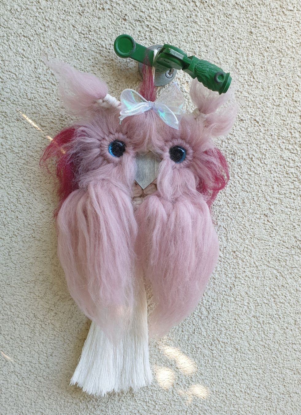 Toutes les décorations: Makramee Uhu Eule Wanddekor Kinderzimmer – Neuf (Voir description) à Gelterkinden par Macrameed 2