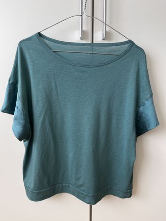 Damen T-Shirt Falconeri petrol Kurzarm Gr. S/M