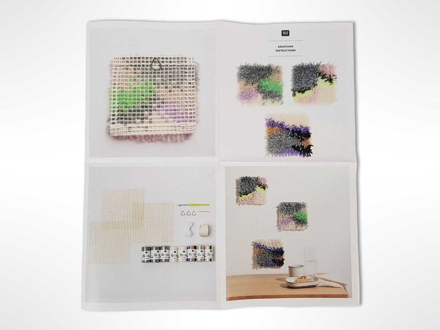 Kit bricolage: RICO DESIGN Knüpfset Marmorbilder – Nuovo (secondo la descrizione) da Suhr venduto da Restwert_Suhr 4