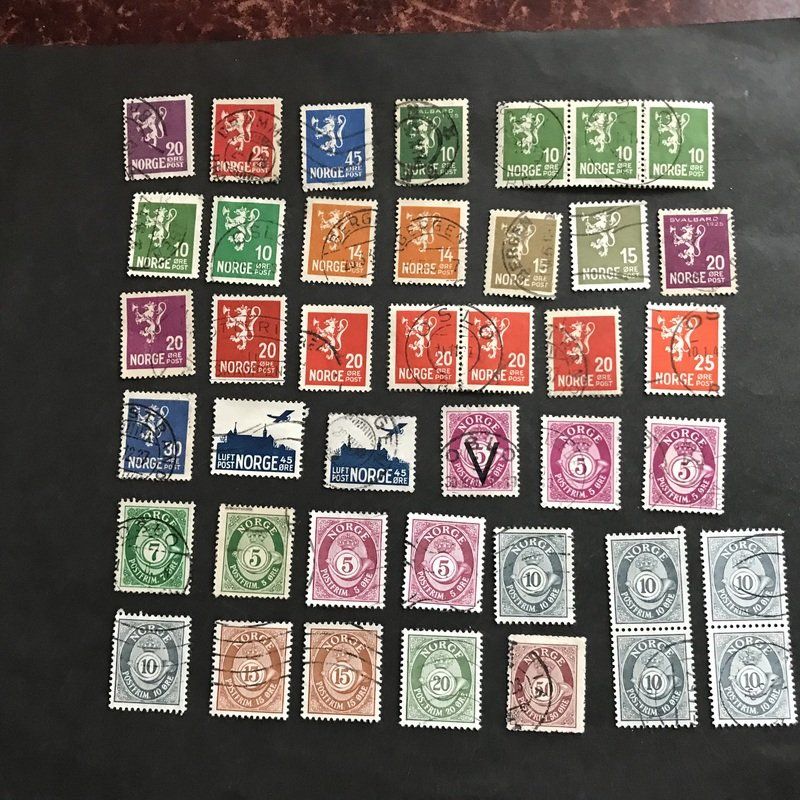 Alle Briefmarken: NORWEGEN: Kleine Sammlung gest – Gebraucht aus Uitikon Waldegg von Gooddeal05