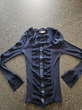 Rosemunde Spitzen Cardigan  Dunkelblau Strick Gr S