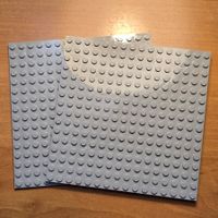 Lego 2x Platten 16x16 hellgrau