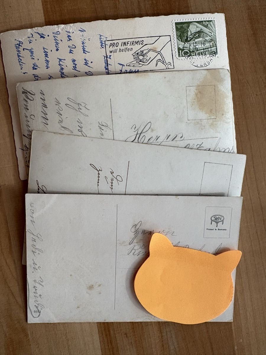 Cartoline postali: AK mit Geburtstags Wünsche / antik – Usato da Rümlang venduto da Kartenpost1 1