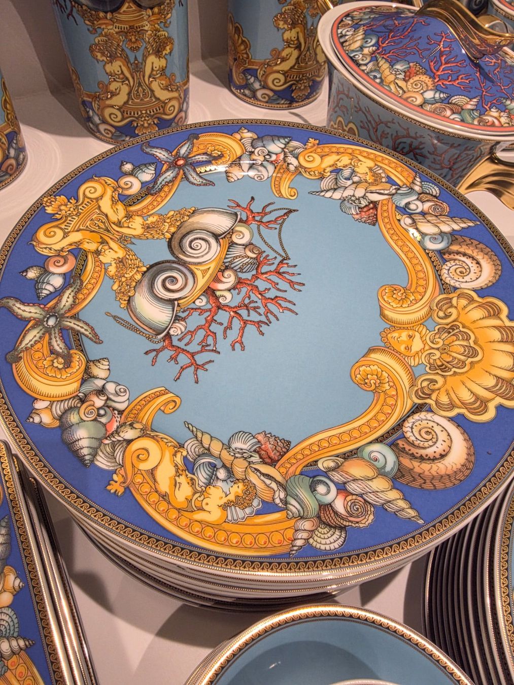 Versace Geschirrsets: Collection Rosenthal meets Versace – La Mer – Gebraucht aus Vésenaz von tim_7xkk 4