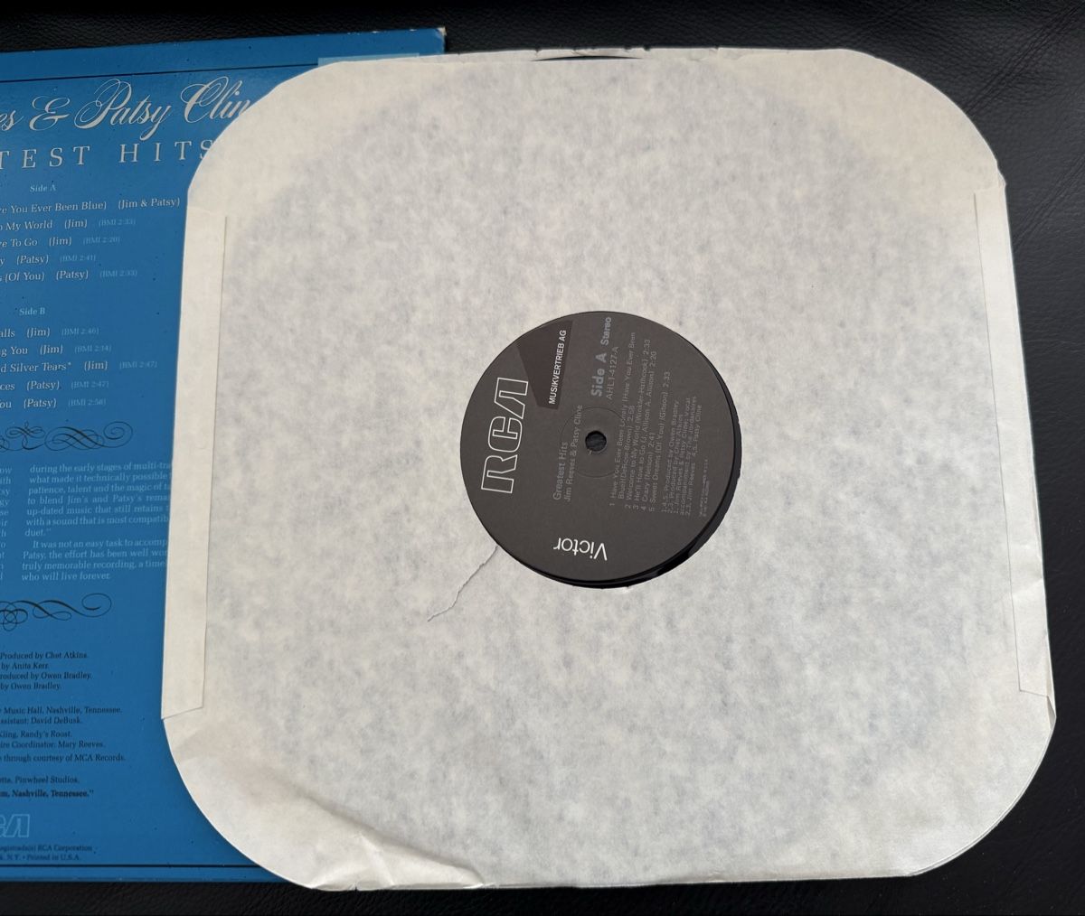 Schallplatten: Jim Reeves & Patsy Cline - Greatest Hits Schallplatte – Gebraucht aus Goldach von Messerguru 3