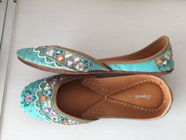 Chaussures artisanales indiennes jutti 39 cuir