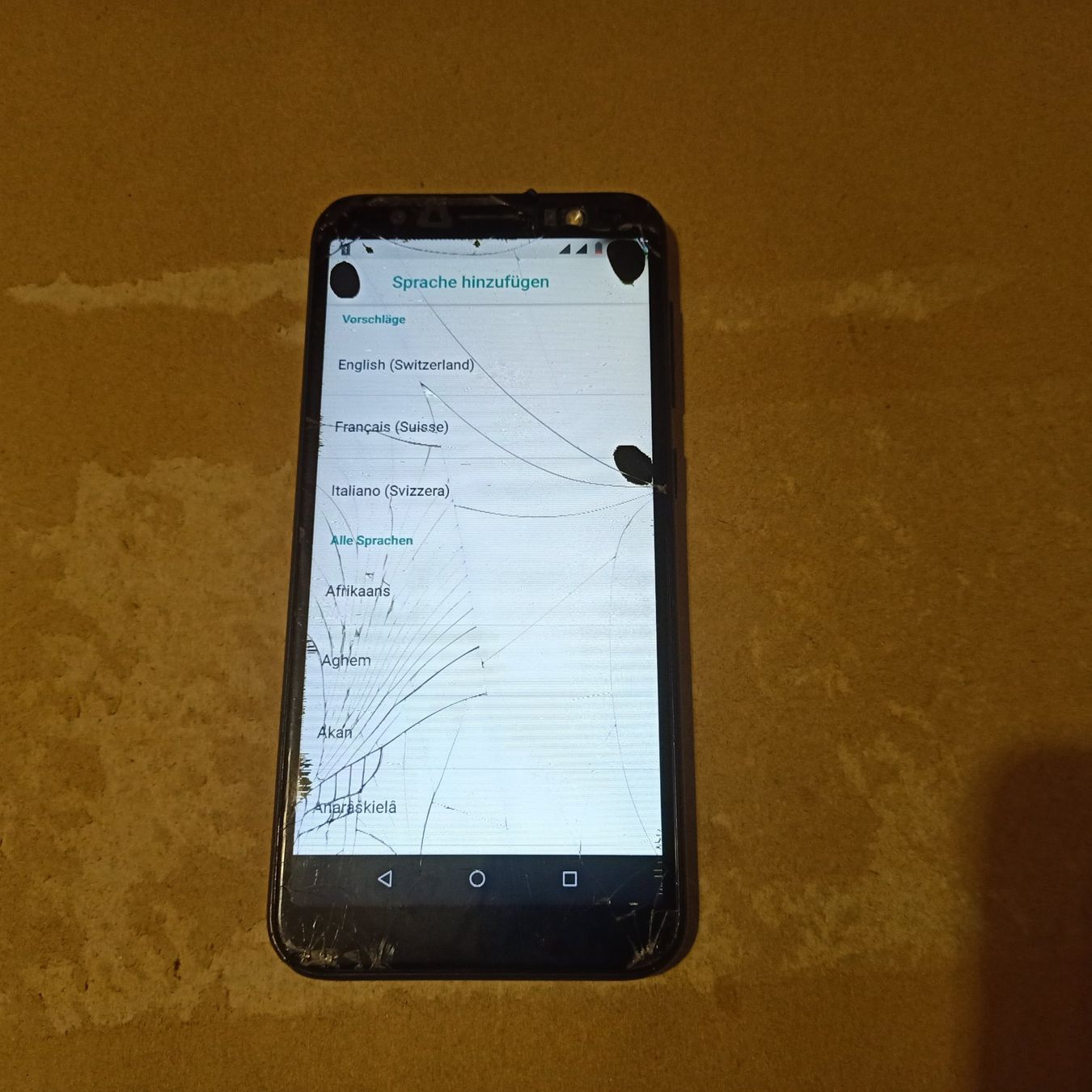 Telefoni cellulari / Smartphones: Android Handy: IRIS Vox Alpha Plus Display& Digitizer defekt – Usato da Winterthur venduto da Opusco 5