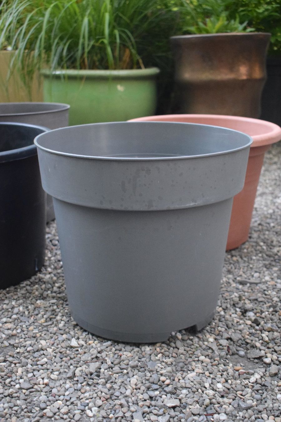 Vasi per fiori: 4x gr. Pflanztopf Pflanzentopf Blumentopf rund gross – Usato da Dulliken venduto da ichwettichhett 3