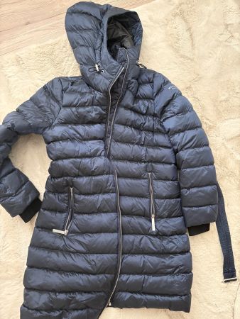 Orignaler Burberry Wintermantel in schönem blau