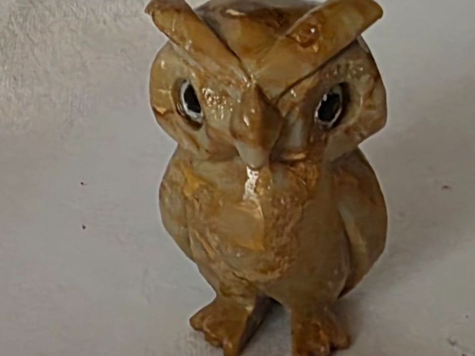Figuren: Eule Figur Speckstein siehe Foto – Neu (gemäss Beschreibung) aus Rickenbach BL von nicole611