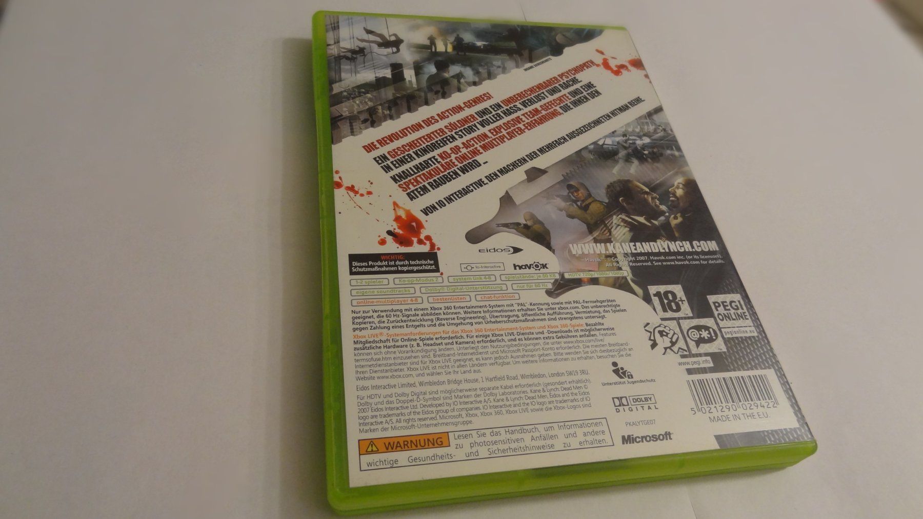 Microsoft Giochi: Kane & Lynch - Dead Men XBOX 360 – Usato da Olten venduto da Disc-Ausverkauf 2
