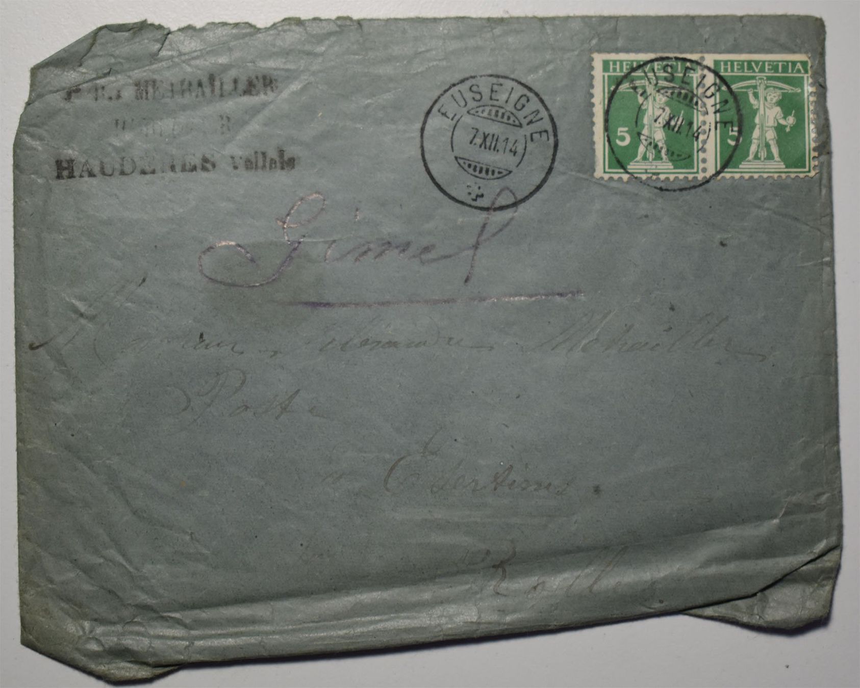 Buste & buste per spedizione: Lot de lettres anciennes – Usato da Petit-Lancy venduto da Pimose 5