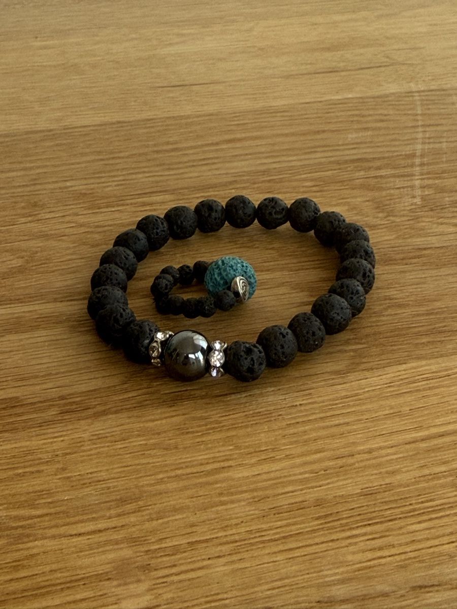 Sonstiger Schmuck: Armband & Ring (Lavasteinkugeln) – Gebraucht aus Schaffhausen von GLXTCH 1