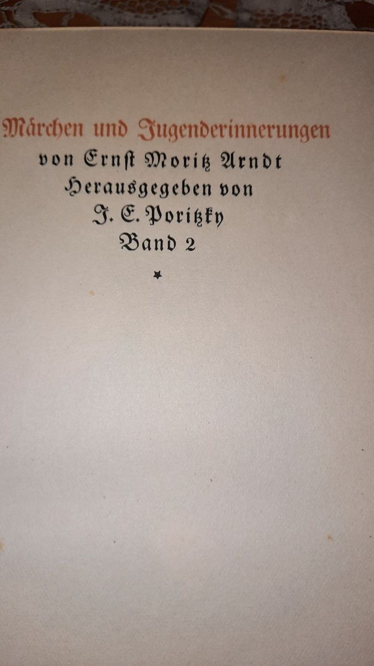 Libri: MÄRCHEN UND JUGENDERINNERUNGEN, ARNDT – Usato da zürich venduto da gabab 6
