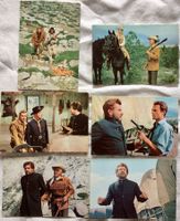 6 Karl May Film-Postkarten  UNTER GEIERN