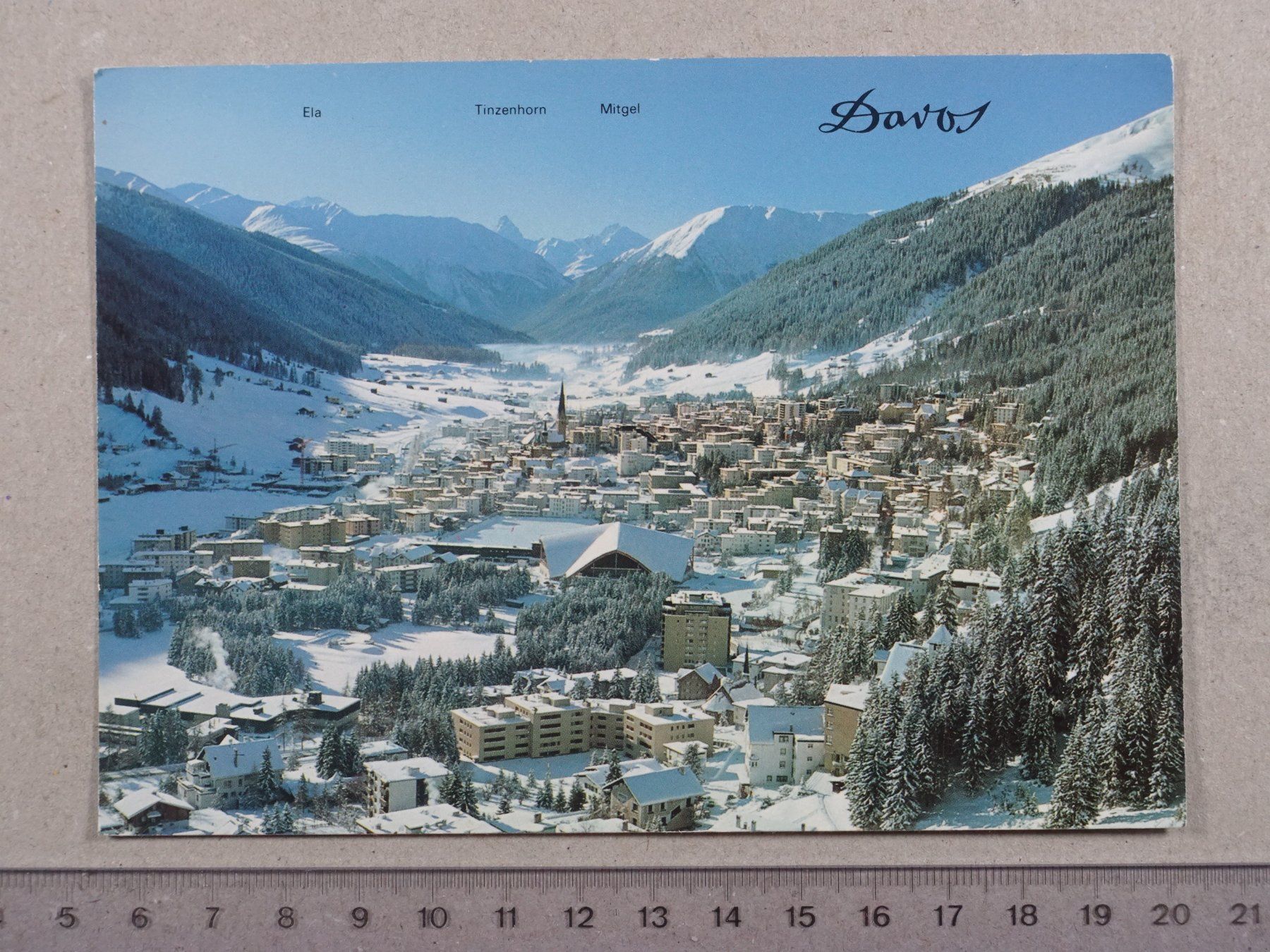 Ansichtskarten: Davos, 1986 – Gebraucht aus Lenzburg von fh1