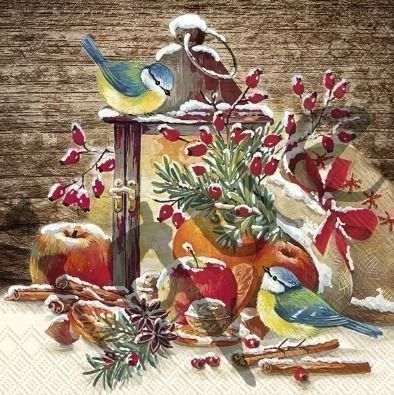 Tovaglioli: Serviette winter light (1583) 2Stk. – Nuovo (secondo la descrizione) da Schlatt TG venduto da kreativ-atelier