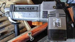 Wacker Bohrmaschine mit Kolzkiste & Zubehör 