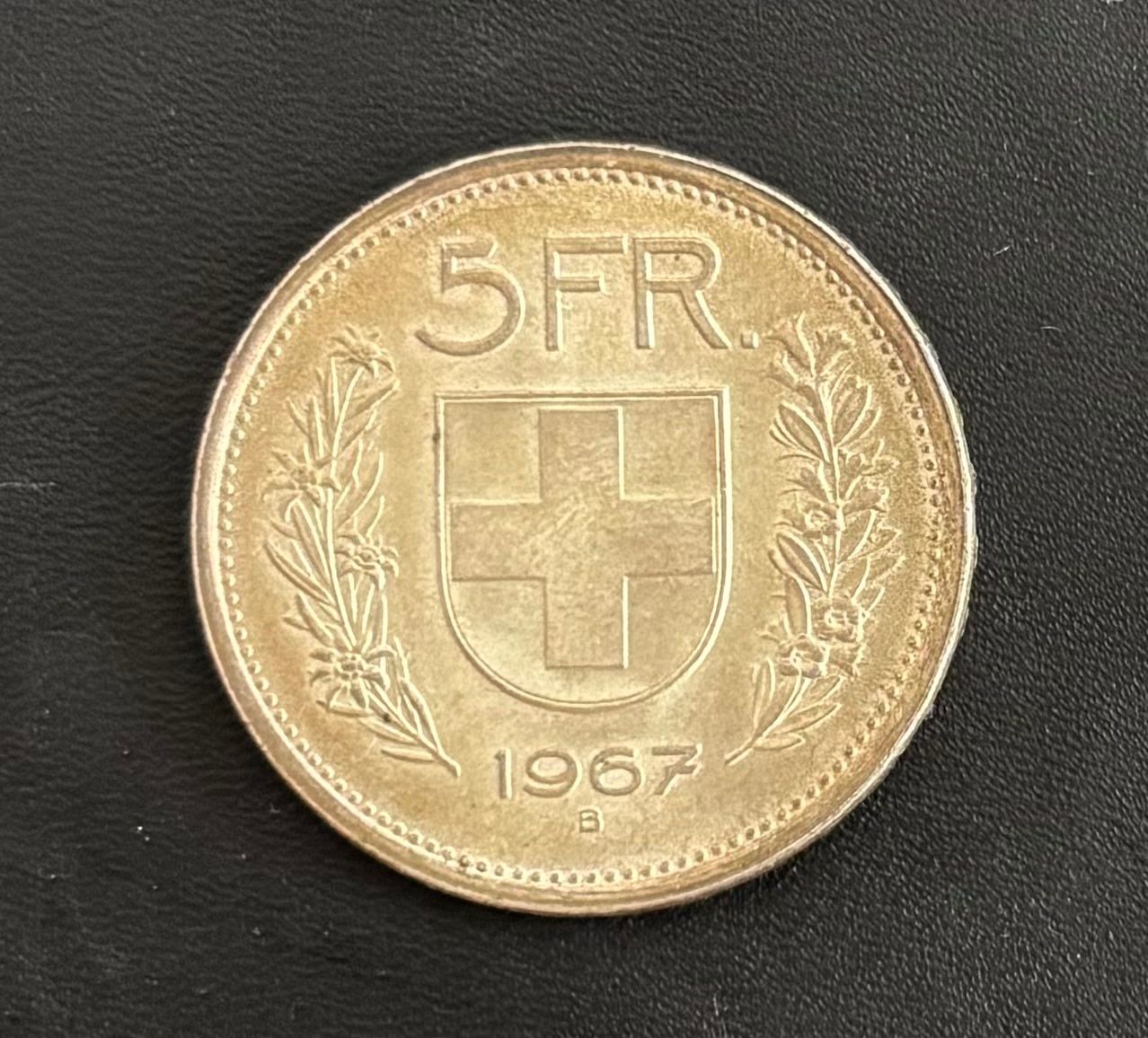 Tutti le monete: 5 Franken 1967 B – Usato da Buchs AG venduto da byr_lj5b 1