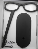 Lesebrille"See Home", Black-Mat, Nr. 40m