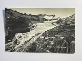 Rhonegletscher mit Furkastrasse - Stempel 15 Gastronomique