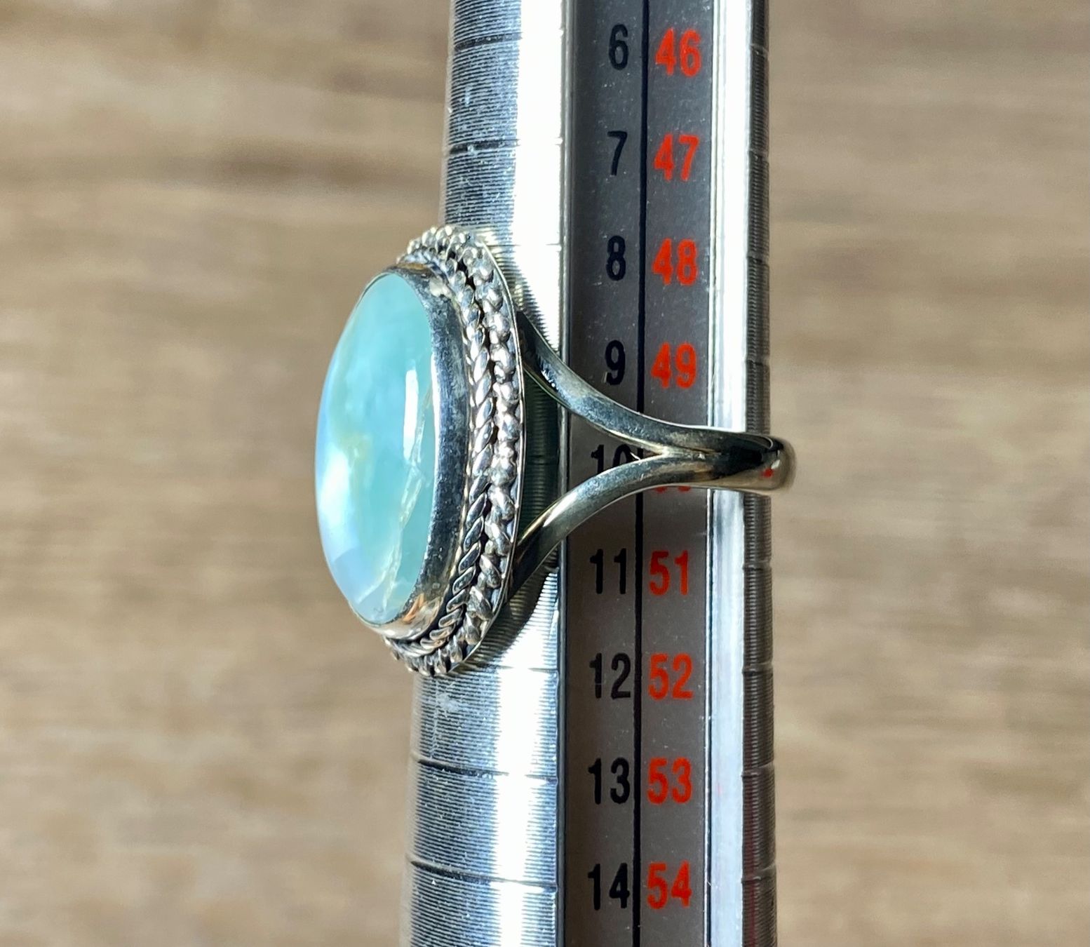 Anelli: natürlicher Amazonit - orientalischer 925 Silberring – Nuovo e nell'imballaggio originale da Laax venduto da Kiki_Kingdom3 4