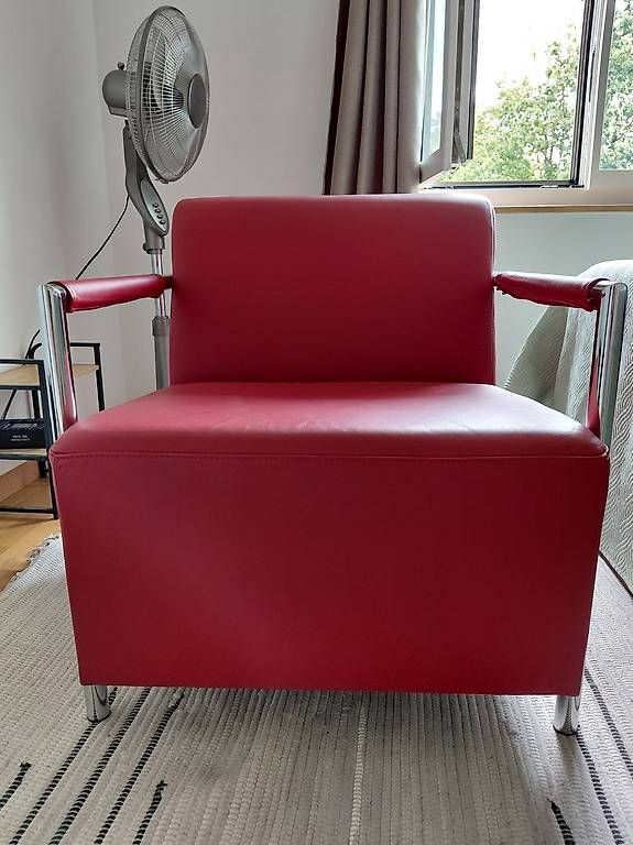 Poltrone: 3 Sessel echtleder rot – Usato da Zürich venduto da sozars 4