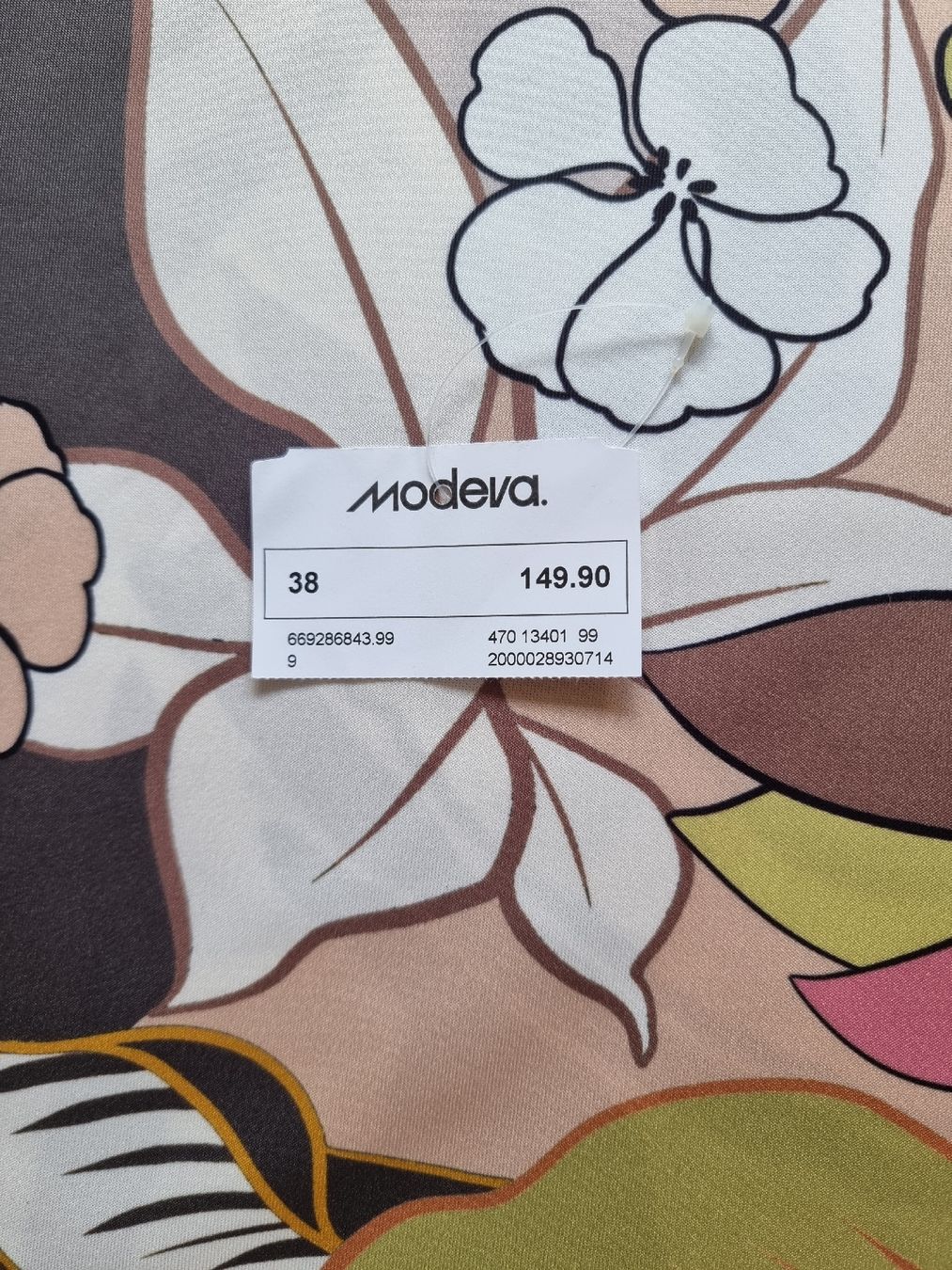 Kleider: Damen Kleid von MODEVA Grösse 38 Retro Stoffdesign – Neu (gemäss Beschreibung) aus himmelried von bribuli 3