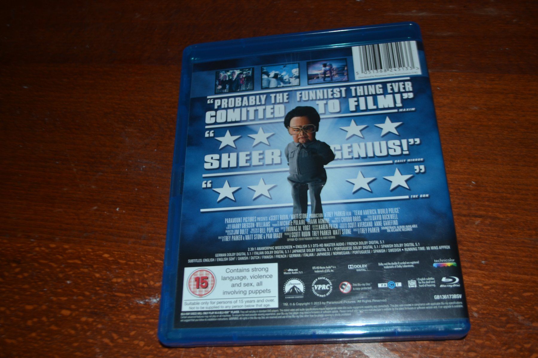 Tutti i DVDs: Team America World Police – Usato da Laupen ZH venduto da chefdom 1