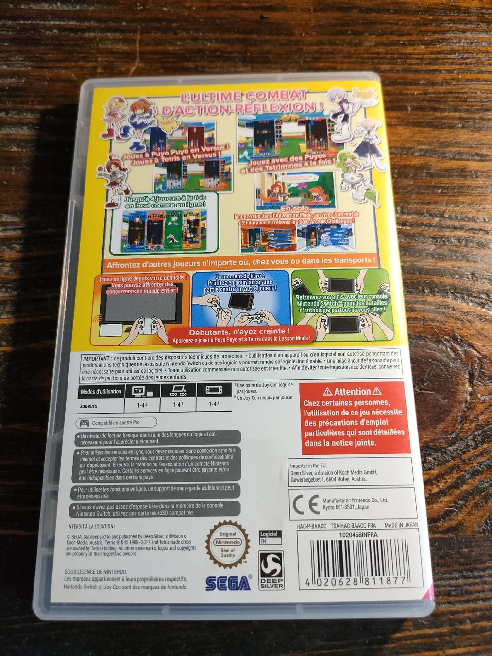 Nintendo Giochi: Puyo Puyo Tetris sur Switch – Usato da La Chaux-de-Fonds venduto da nwa_w9zt 1