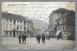 1923, DOMIODOSSOLA, BELEBTE ANSICHT