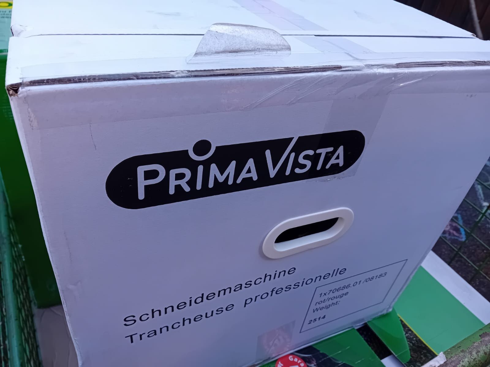Küchengeräte: Schneidemaschine 120W rot  – Neu und originalverpackt aus Dussnang von Priska2285 2