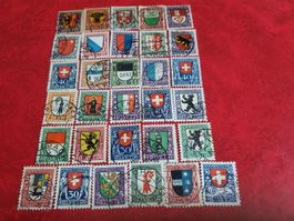 SAMMLUNG: PJ-WAPPEN AB 1918 - KAT.ca. 400.- 