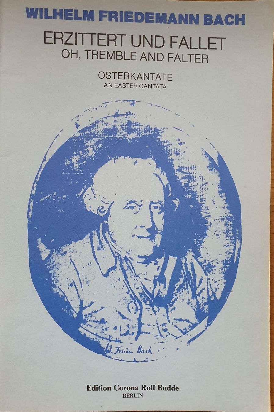 Libri: Wilhelm Friedemann Bach: Osterkantate - Noten – Usato da Zürich venduto da Philotimo