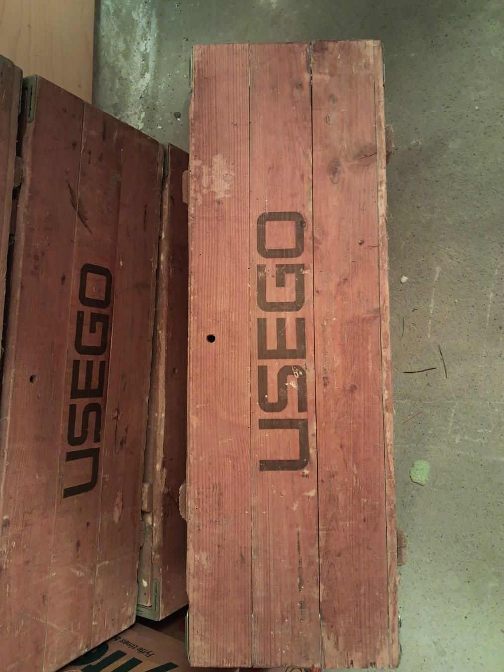 Casse di trasporto: Vintage Kisten USEGO – Usato da Wil SG venduto da Ducaenrico_orig 3