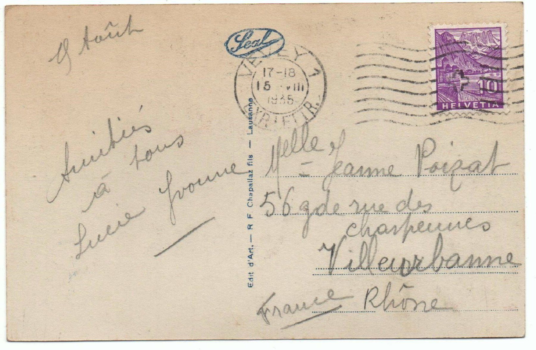 Cartoline postali: VEVEY La Place du Marché, animée – Usato da Jona venduto da philajona 1