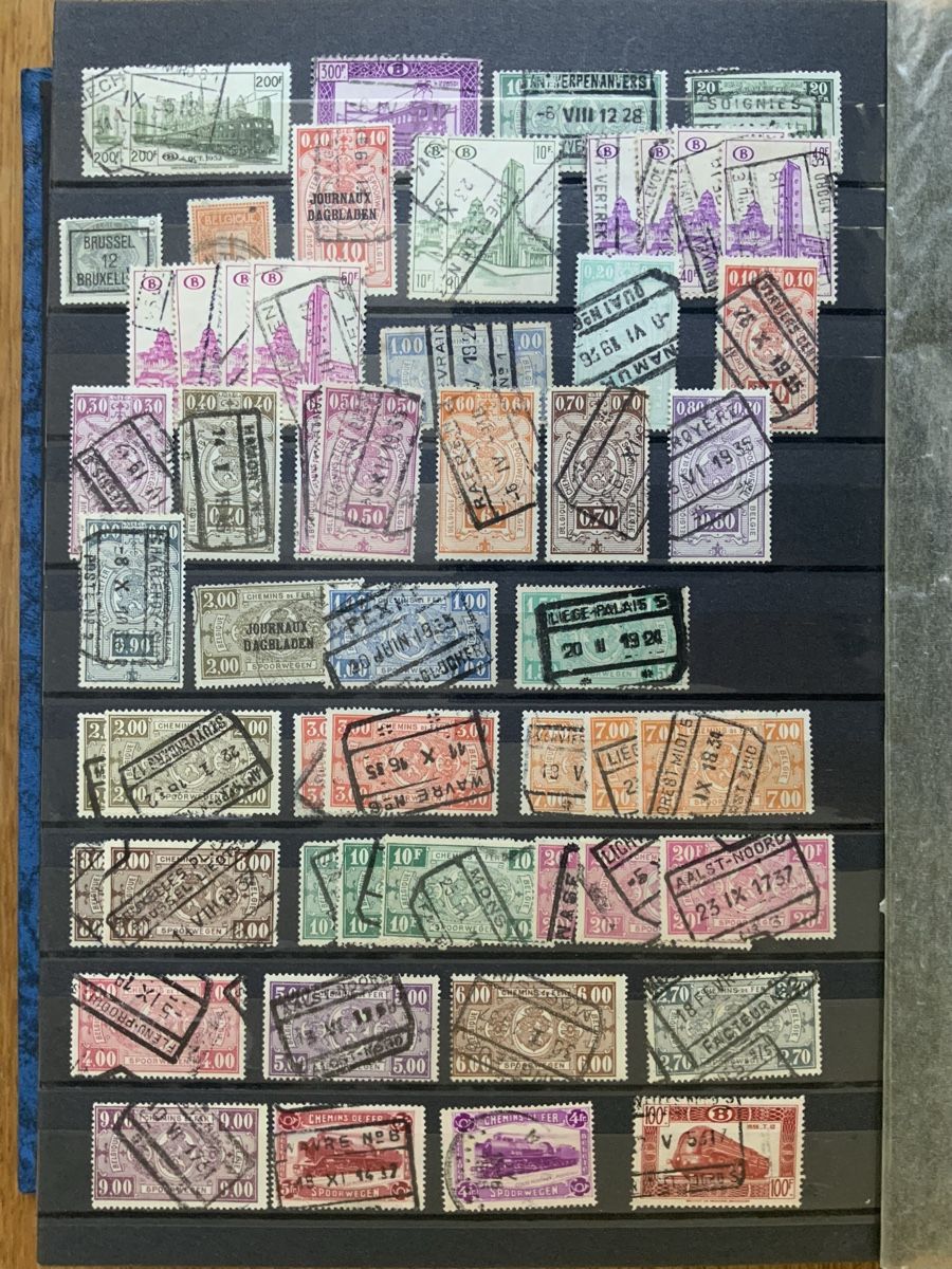 Alle Briefmarken: Belgien Eisenbahnmarken – Gebraucht aus Binningen von chr_cr5n 1
