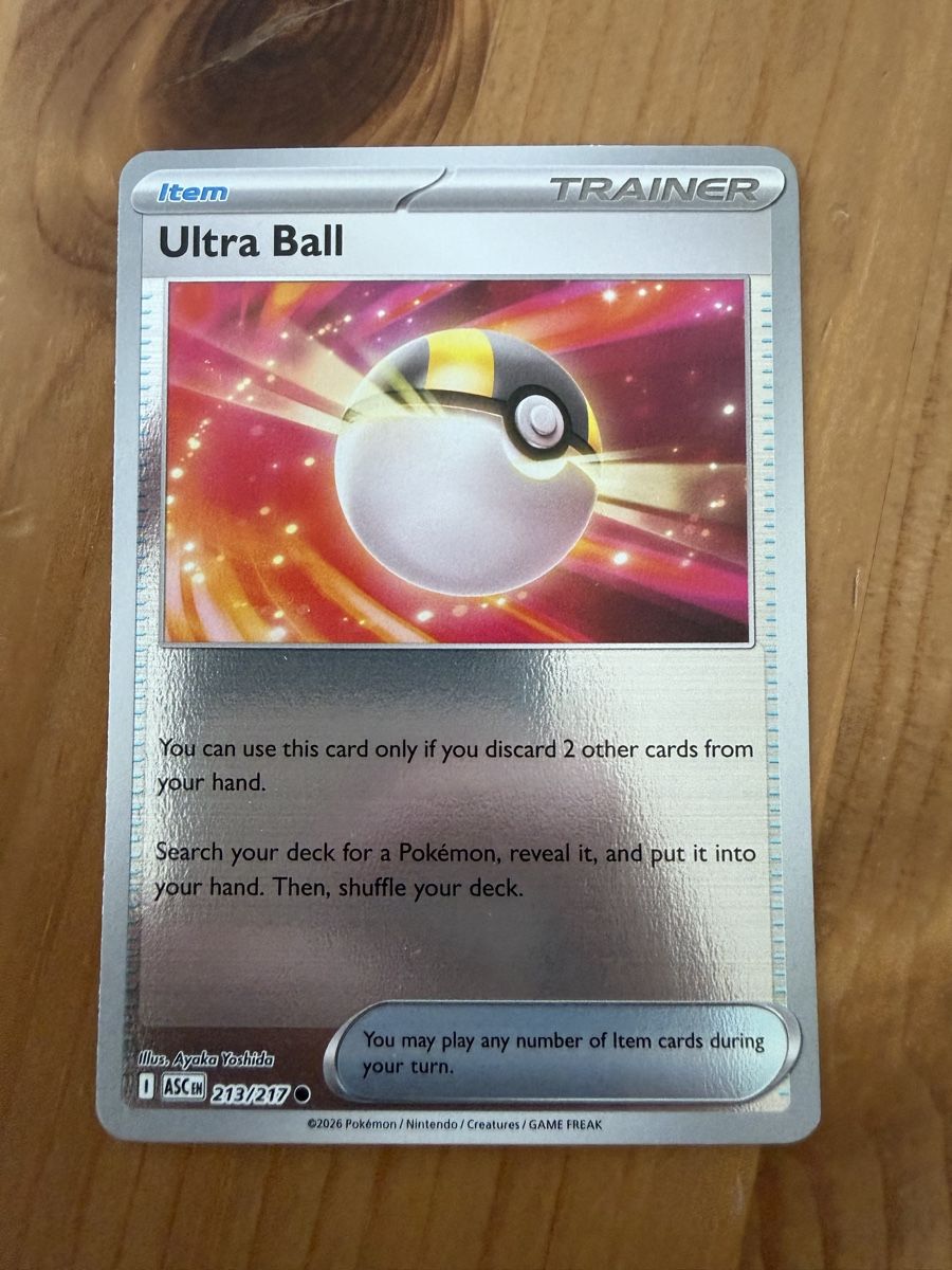 Pokémon Cartes à collectionner: Ultra Ball (ASC213) – Neuf (Voir description) à Vevey par Matx