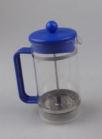 Kaffeebereiter Bodum French Press blau guter Zustand