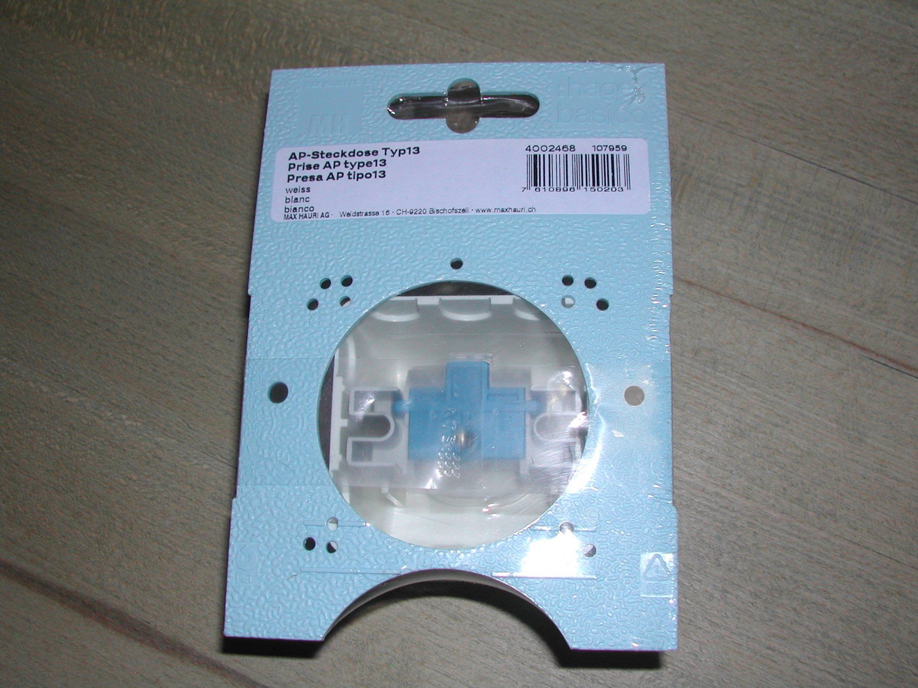 Stecker: AP-Steckdose Typ 13 in weiss – Neu und originalverpackt aus Trun von Romi066 1